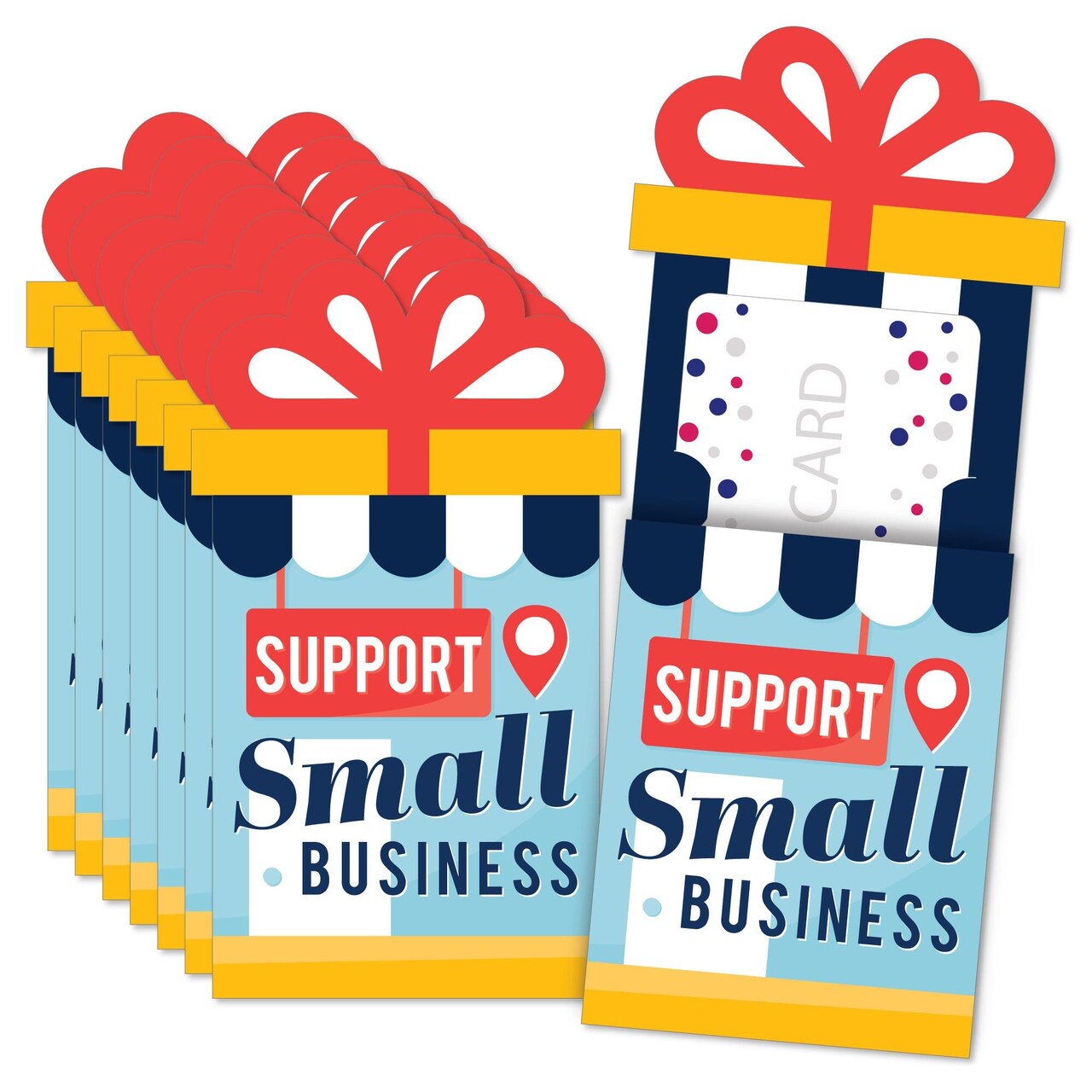 Big Dot of Happiness Support Small Business - Thank You Money and